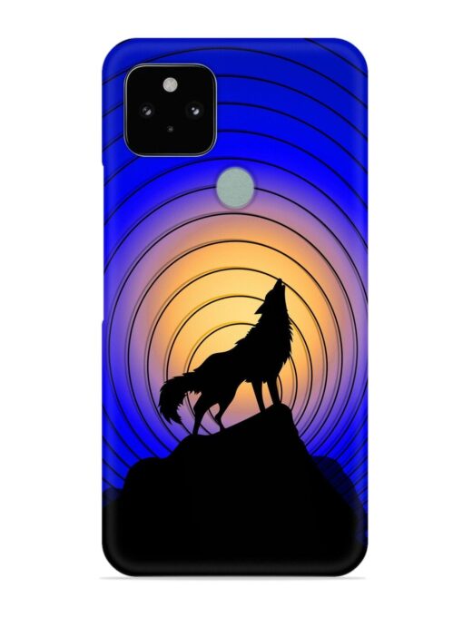 Fox Roaring Design Snap Case for Google Pixel 5 Zapvi