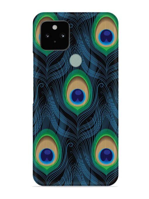 Seamless Pattern Peacock Snap Case for Google Pixel 5 Zapvi