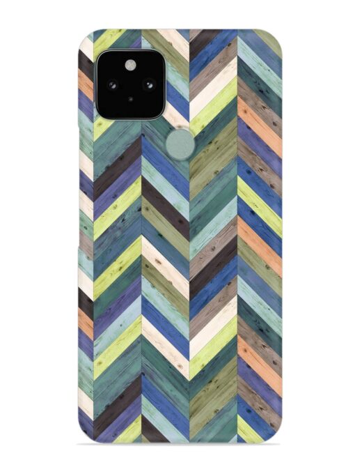 Chevron Random Color Snap Case for Google Pixel 5 Zapvi