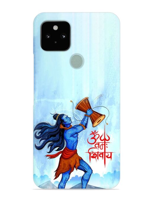 Illustration Lord Shiva Snap Case for Google Pixel 5 Zapvi