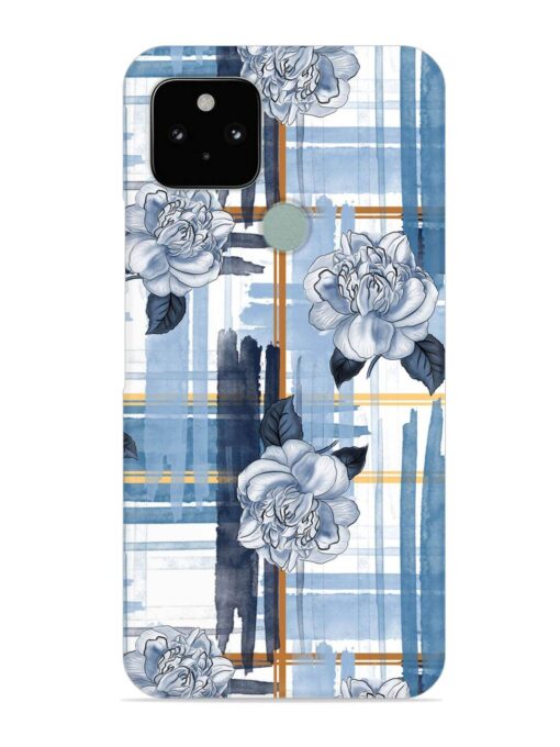 Watercolor Pattern Rose Snap Case for Google Pixel 5 Zapvi