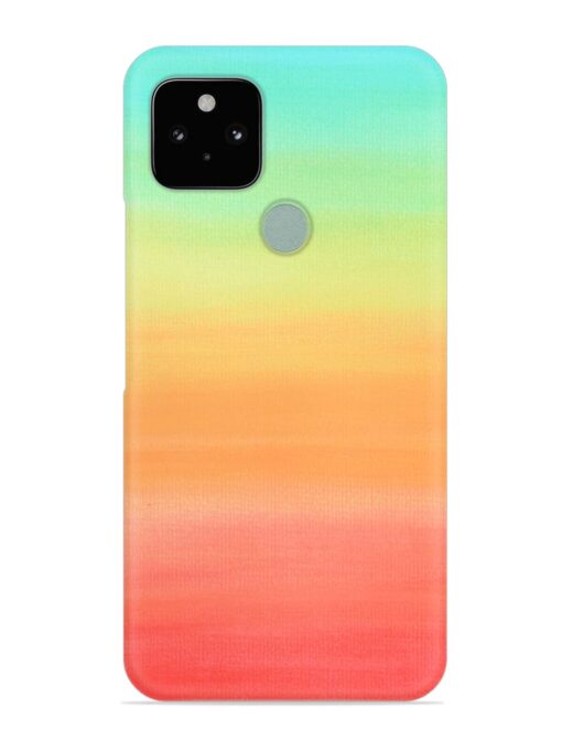 Background Sky Watercolor Snap Case for Google Pixel 5 Zapvi