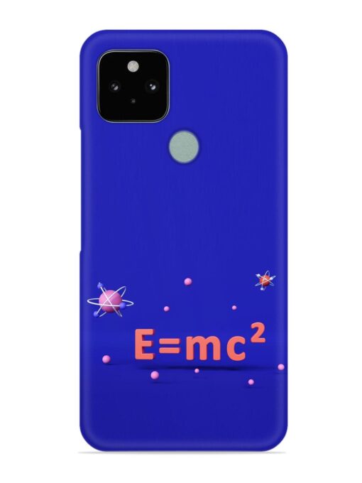 Formula Relativity Equation Snap Case for Google Pixel 5 Zapvi