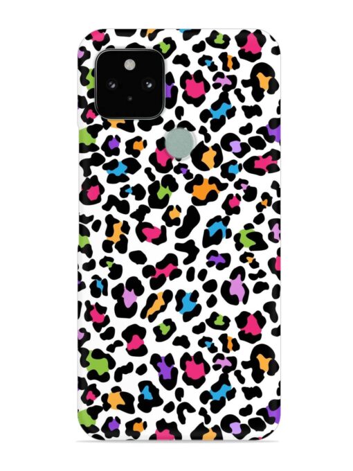 Seamless Leopard Pattern Snap Case for Google Pixel 5 Zapvi