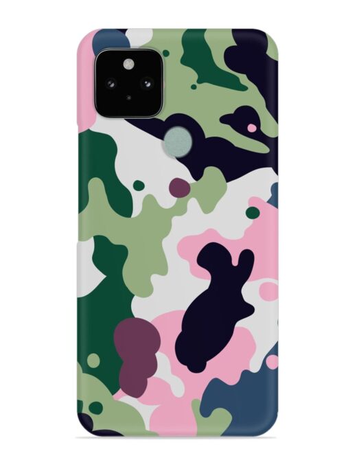 Seamless Funky Camouflage Snap Case for Google Pixel 5 Zapvi