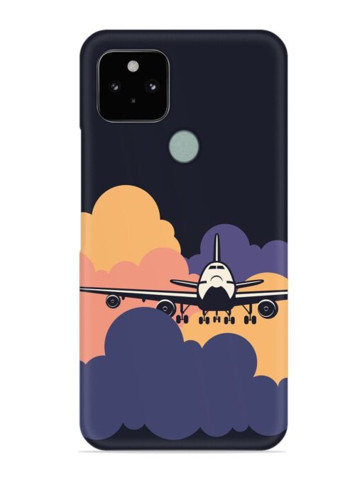 Aeroplane vector Snap Case for Google Pixel 5 Zapvi