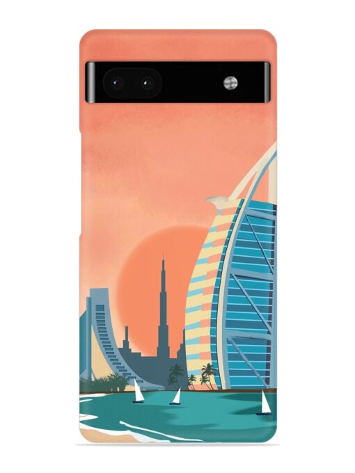 Dubai Architectural Scenery Snap Case for Google Pixel 6A Zapvi