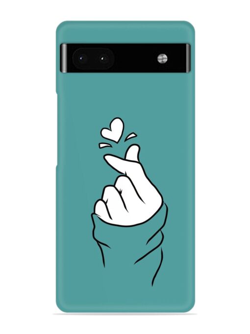 Korean Heart Sign Art Snap Case for Google Pixel 6A Zapvi