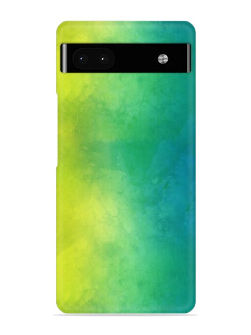 Yellow Green Gradient Snap Case for Google Pixel 6A Zapvi