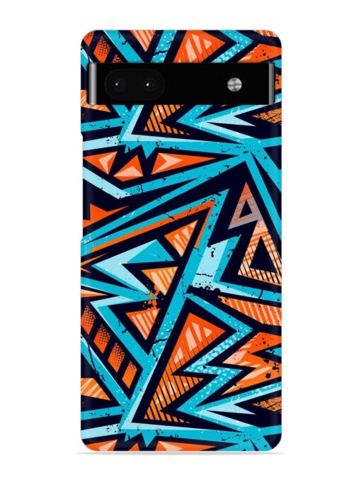 Abstract Seamless Grunge Snap Case for Google Pixel 6A Zapvi