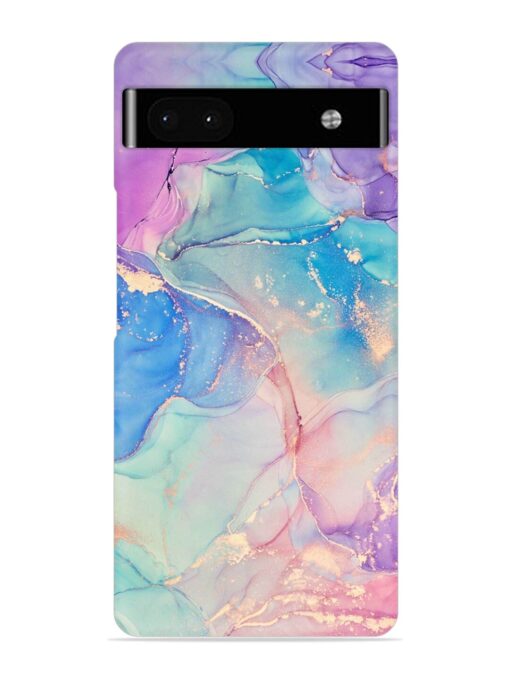 Alcohol Ink Colors Snap Case for Google Pixel 6A Zapvi