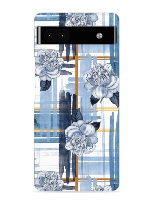 Watercolor Pattern Rose Snap Case for Google Pixel 6A Zapvi