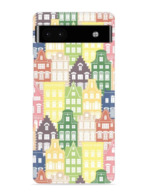 Seamless Shapes Pattern Snap Case for Google Pixel 6A Zapvi