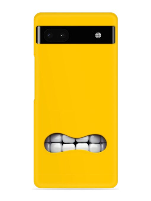 Mouth Character On Snap Case for Google Pixel 6A Zapvi