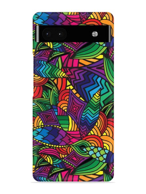 Abstract Multicolor Seamless Snap Case for Google Pixel 6A Zapvi