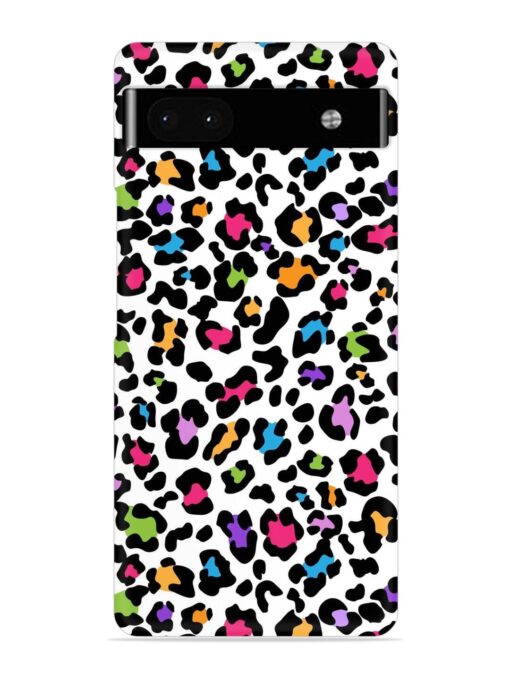 Seamless Leopard Pattern Snap Case for Google Pixel 6A Zapvi