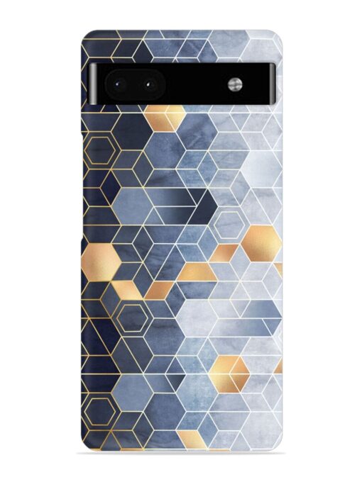 Geometric Abstraction Hexagons Snap Case for Google Pixel 6A Zapvi