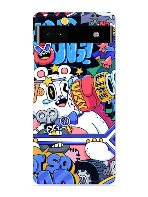 Universal Doodle Snap Case for Google Pixel 6A Zapvi