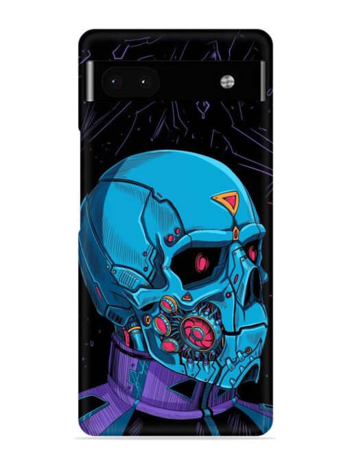 Skull Robo Vector Snap Case for Google Pixel 6A Zapvi