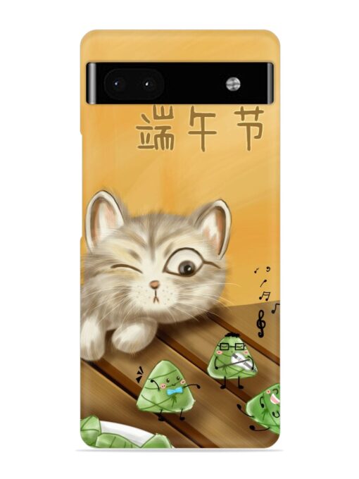 Cat Scorpion Dancing Snap Case for Google Pixel 6A Zapvi