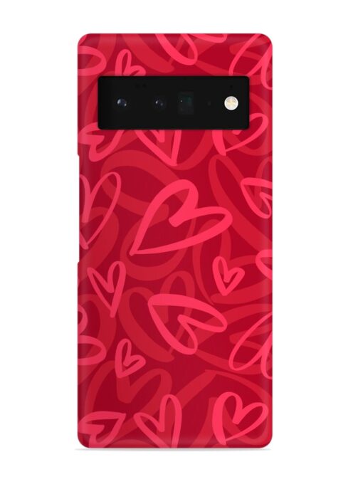 Seamless Romantic Pattern Snap Case for Google Pixel 6 Pro Zapvi