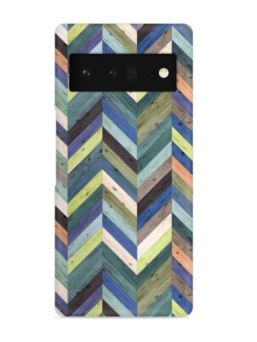 Chevron Random Color Snap Case for Google Pixel 6 Pro Zapvi