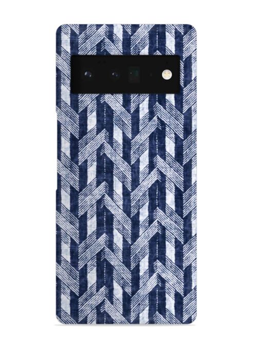 Abstract Herringbone Motif Snap Case for Google Pixel 6 Pro Zapvi