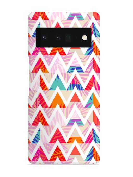 Abstract Triangle Background Snap Case for Google Pixel 6 Pro Zapvi