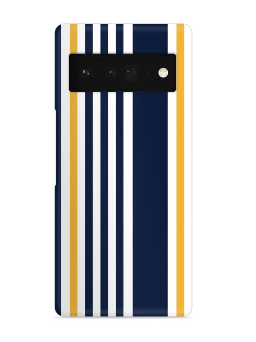 Seamless Stripe Pattern Snap Case for Google Pixel 6 Pro Zapvi