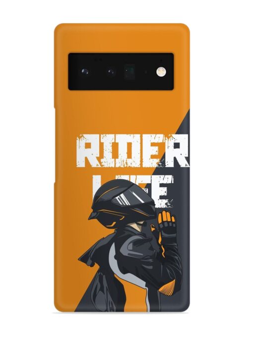 Rider Life Snap Case for Google Pixel 6 Pro Zapvi