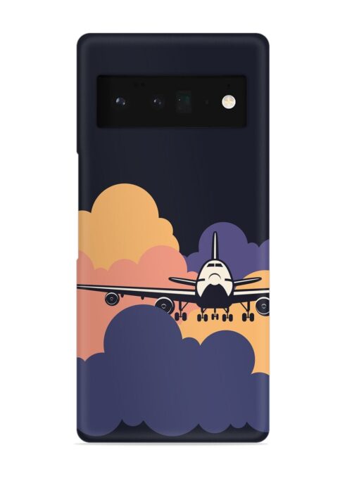 Aeroplane vector Snap Case for Google Pixel 6 Pro Zapvi