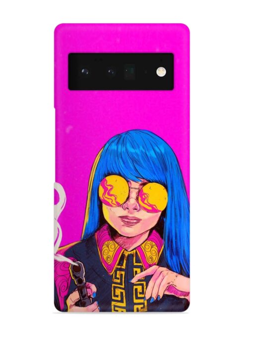 Aesthetic Anime Girl Snap Case for Google Pixel 6 Pro Zapvi