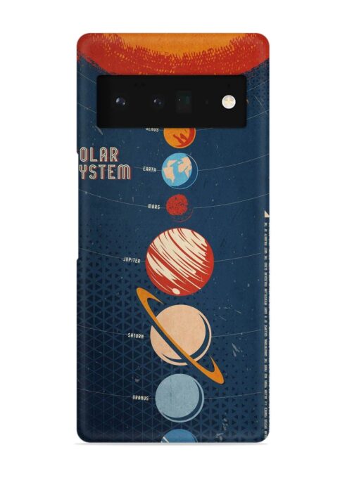 Solar System Vector Snap Case for Google Pixel 6 Pro Zapvi