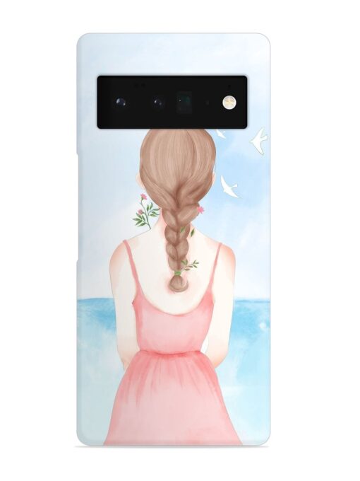 Watercolor Girl Vector Snap Case for Google Pixel 6 Pro Zapvi