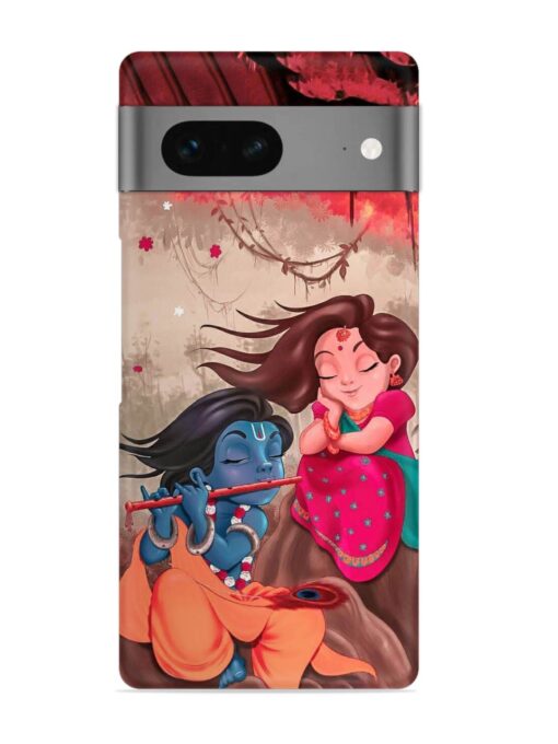 Radhe Krishna Water Art Snap Case for Google Pixel 7 Zapvi