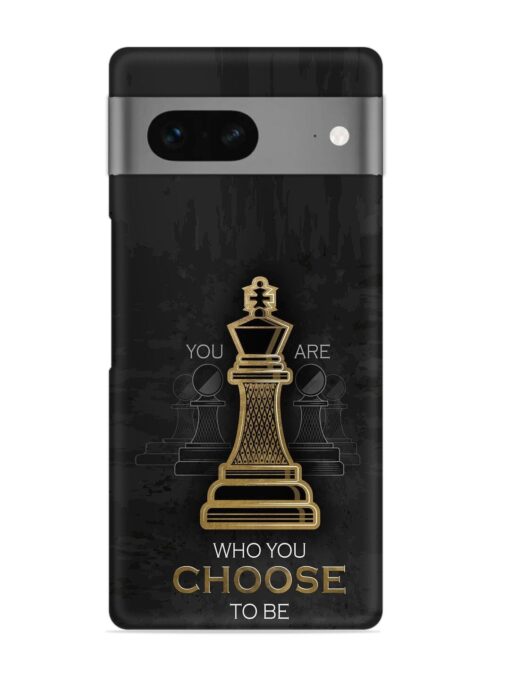 You Are Who Choose To Be Snap Case for Google Pixel 7 Zapvi