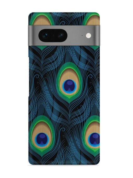 Seamless Pattern Peacock Snap Case for Google Pixel 7 Zapvi