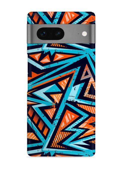 Abstract Seamless Grunge Snap Case for Google Pixel 7 Zapvi