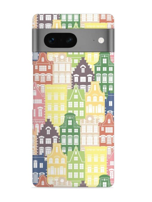 Seamless Shapes Pattern Snap Case for Google Pixel 7 Zapvi