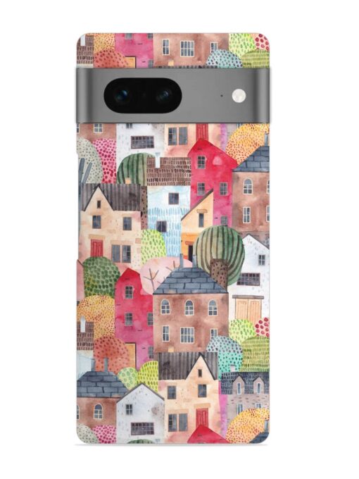 Abstract Seamless Pattern Snap Case for Google Pixel 7 Zapvi