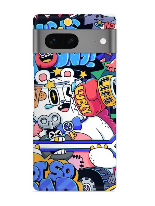 Universal Doodle Snap Case for Google Pixel 7 Zapvi