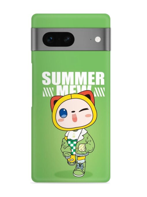 Summer Mew Snap Case for Google Pixel 7 Zapvi