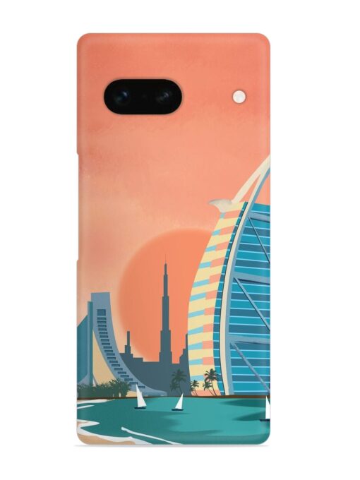 Dubai Architectural Scenery Snap Case for Google Pixel 7A Zapvi