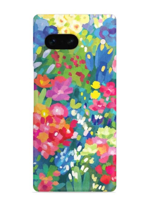 Watercolor Flower Art Snap Case for Google Pixel 7A Zapvi