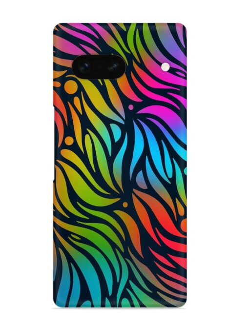 Abstract Leaf Design Snap Case for Google Pixel 7A Zapvi