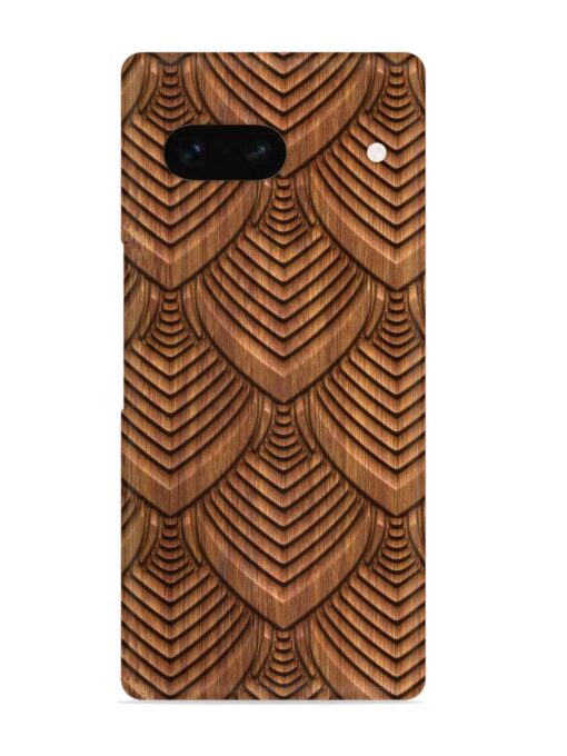 Carved Pattern On Snap Case for Google Pixel 7A Zapvi