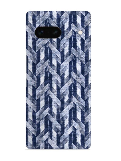 Abstract Herringbone Motif Snap Case for Google Pixel 7A Zapvi