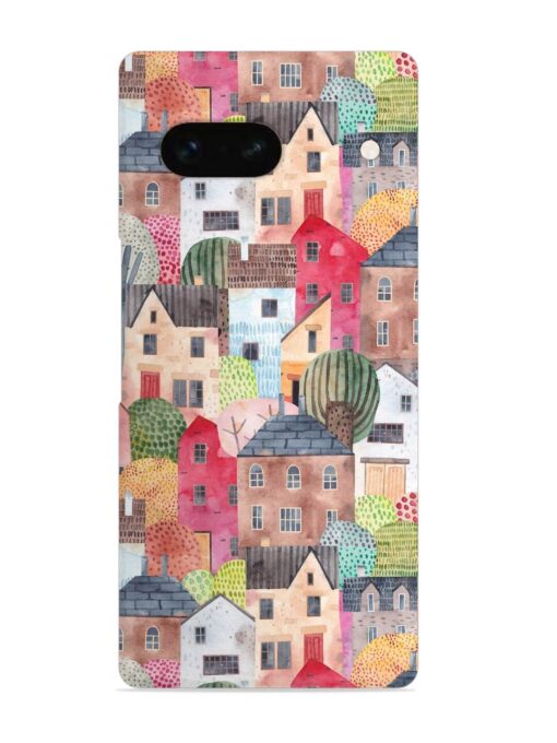 Abstract Seamless Pattern Snap Case for Google Pixel 7A Zapvi