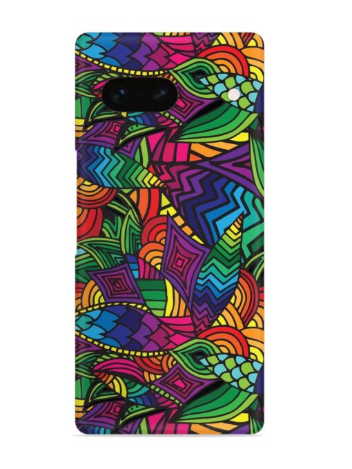 Abstract Multicolor Seamless Snap Case for Google Pixel 7A Zapvi