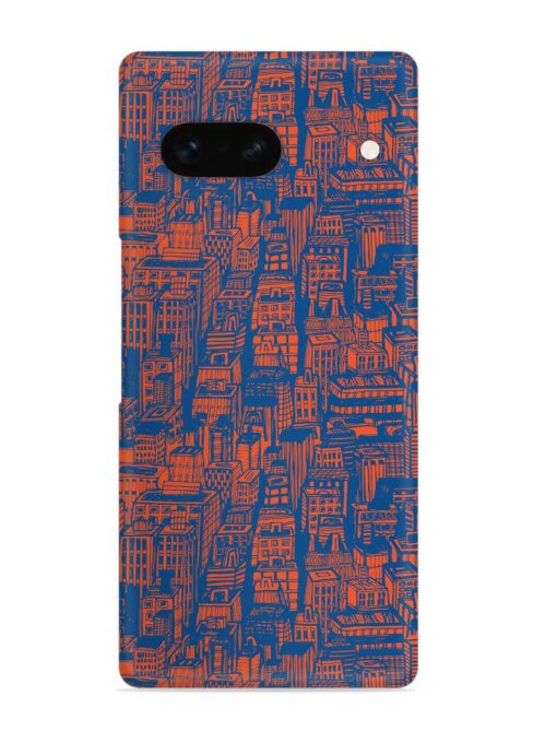 Hand Drawn Seamless Snap Case for Google Pixel 7A Zapvi